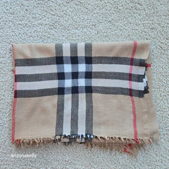 Burberry Wool Lightweight Vintage Classic Check - Picture 11 of 11